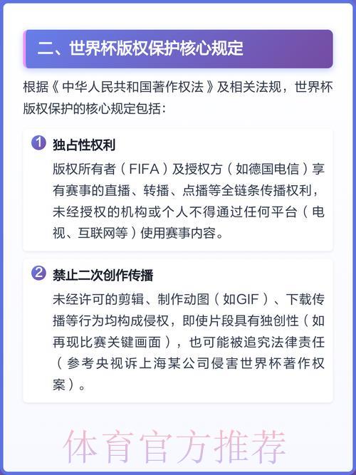 世界杯赛事直播版权保护与安全保障 世界杯赛事直播版权保护与安全保障